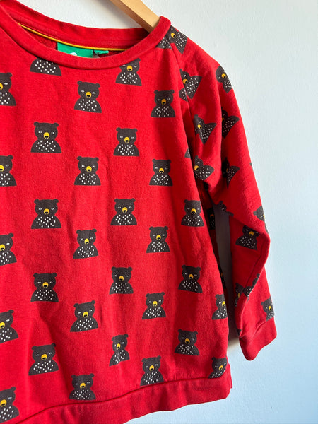 Little Green Radicals Red Lightweight Sweatshirt • 5-7 years