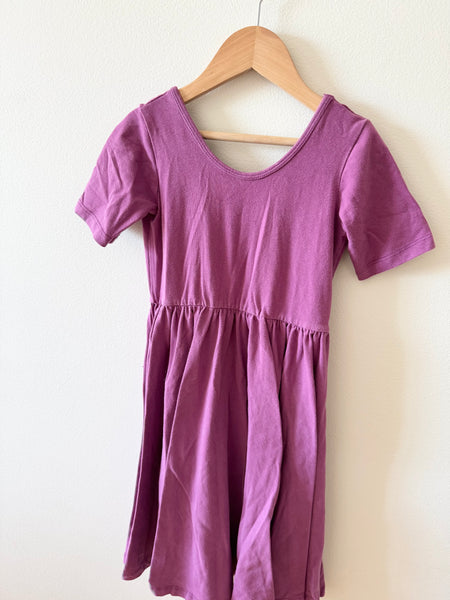 Alice and Ames Purple Short Sleeve Dress • 7-8 years