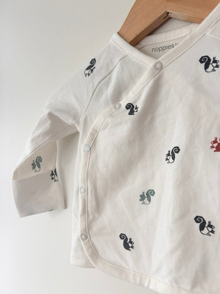 NEW Noppies Squirrel Kimono Top • 3-6 months (62cm) *
