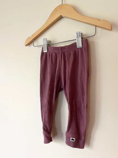 Little and Lively Purple Leggings • 3-6 months