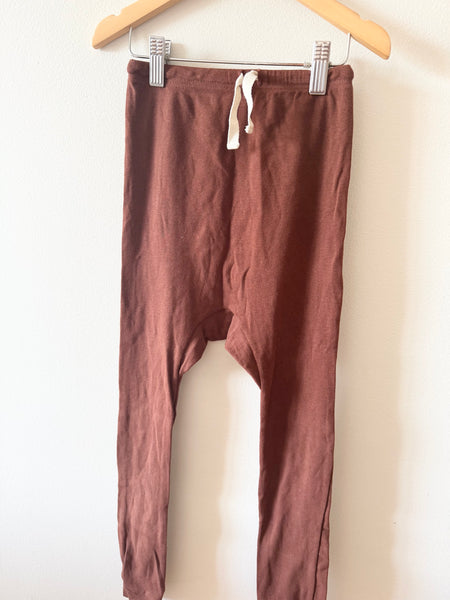 Mabo Brown Drawstring Pants with White String • 6-8 years