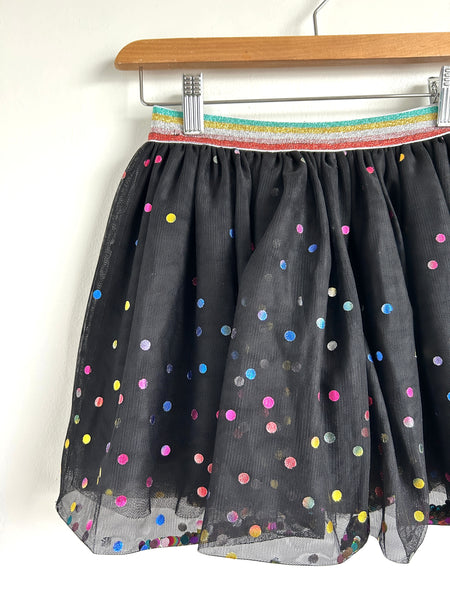 Stella McCartney Confetti Black Tulle Skirt • 8-10 years