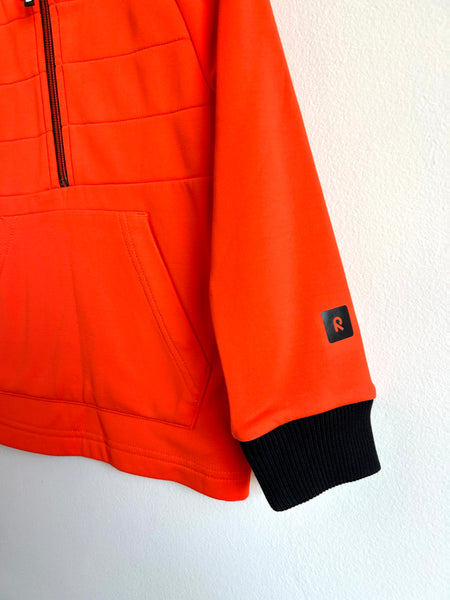 Reima Orange 1/4 Zip Sweater • 3-4 years (104)