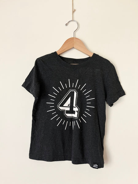 Whistle and Flute "4" T-Shirt • 4-6 years