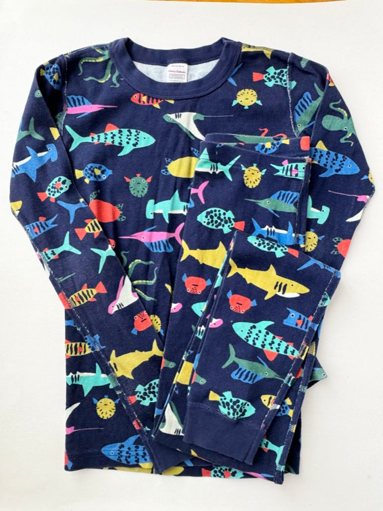 Hanna Andersson Undersea 2pc Jammies • 12-14 years