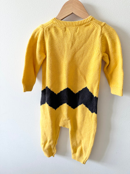 Gap x Peanuts Charlie Brown Romper • 12-18 months