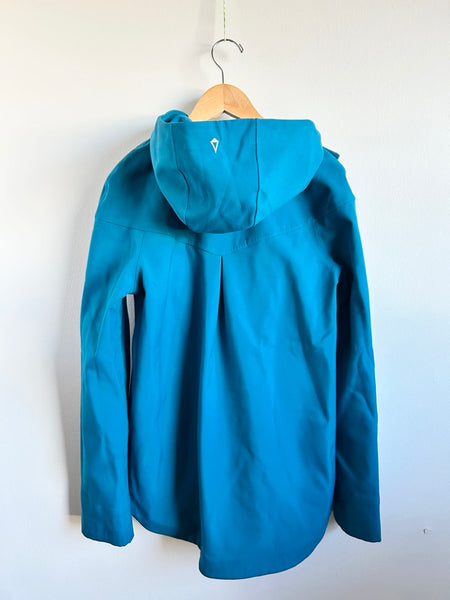 Iviva Blue Long Softshell Hooded Jacket • 10-12 years