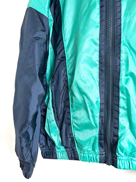 Vintage R&R Windbreaker Jacket with Hood • 7-9 years