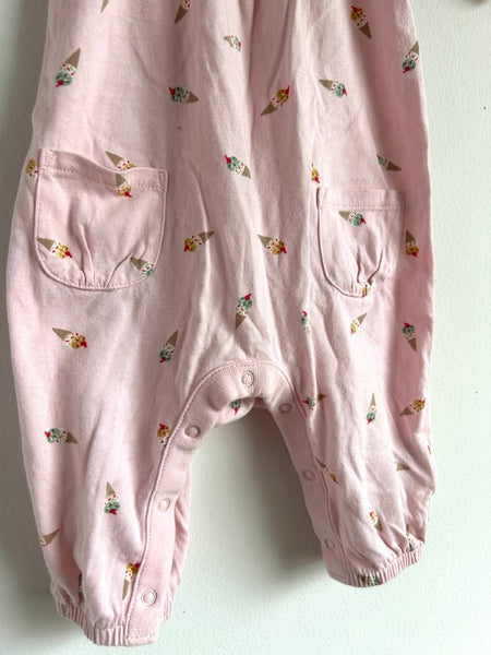 Old Navy Ice Cream Cone Tank Romper • 0-3 months