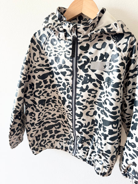 Molo Animal Print Rainjacket • 3-4 years