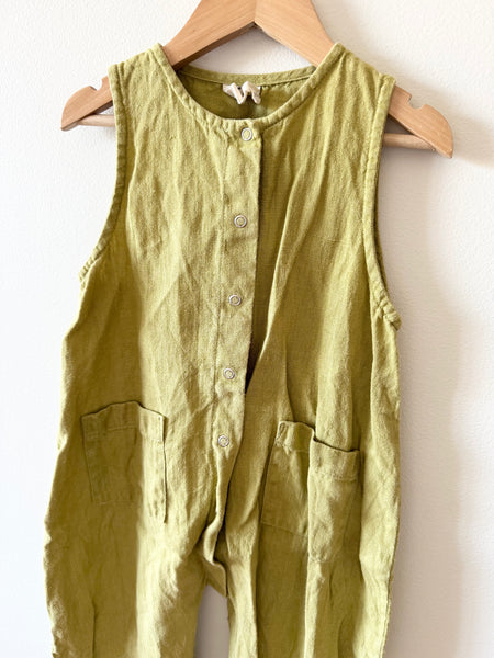 Red Creek Kids Linen Tank Romper • 18-24 months