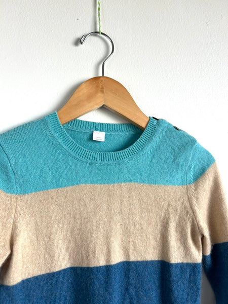 Burberry Striped Colourblock Cashmere Sweater • 3-4 years