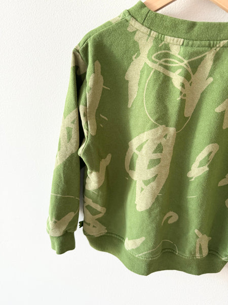 Mon Coeur Green Sweatshirt • 5-6 years