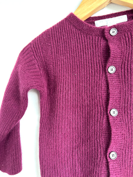 Burberry Purple Cashmere Cardigan • 1-2 years