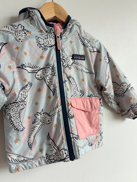 Patagonia Owl Reversible Puffball Blue and Pink • 2 years