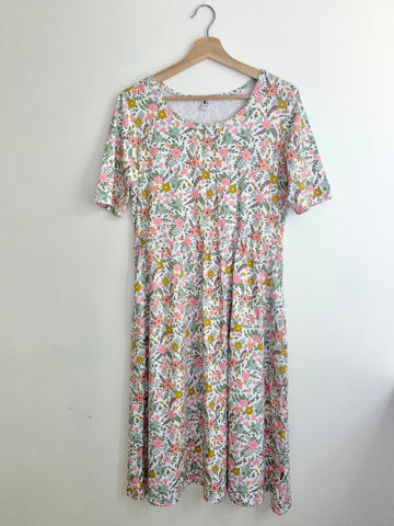 NEW Little and Lively Picnic Floral Dress • Adult XL