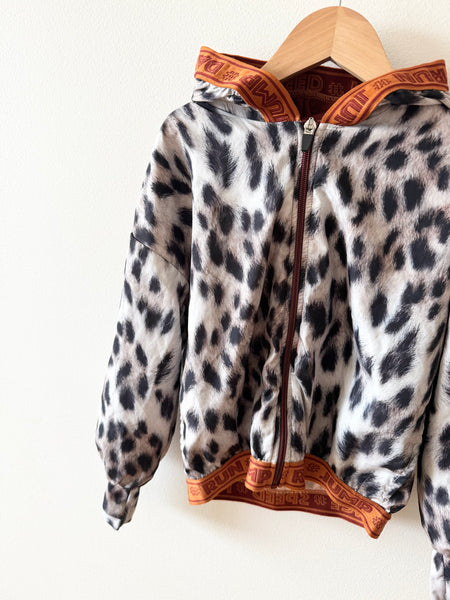 Molo Animal Print Windbreaker Jacket • 5-7 years