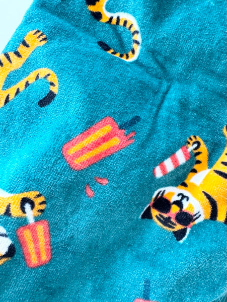 Wonder Co. Tiger Hooded Towel • 3-7 years