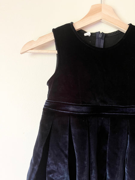 Hicoco Blue Thick Velvety Tank Dress • 10-11 years