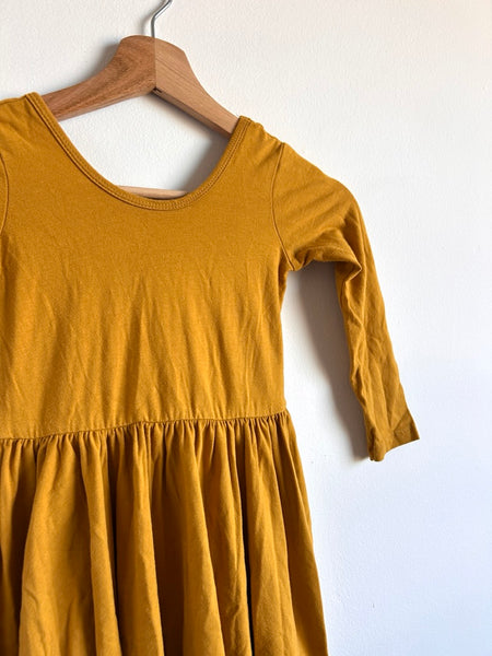 Alice and Ames Yellow Long Sleeve Dress • 7-9 years