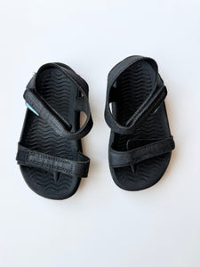 Natives Black Sandals • 7c