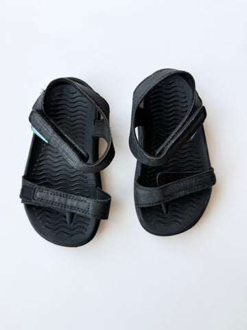 Natives Black Sandals • 7c