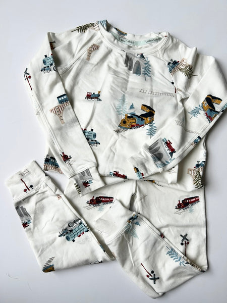 Loulou Lollipop 2pc Train Jammies • 2 years