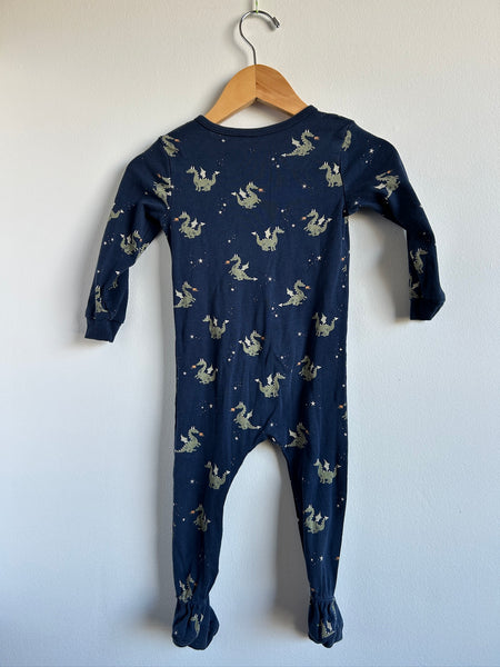 Petit Lem Dragon Footed Sleeper • 12-18 months