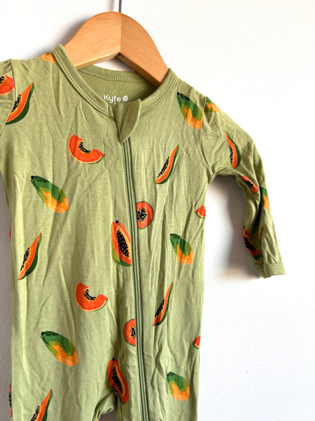 Kyte Green Papaya Bamboo Sleeper • 6-12 months
