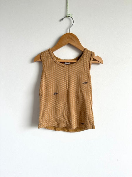Little and Lively Bee Hive Tank Top • 1-2 years