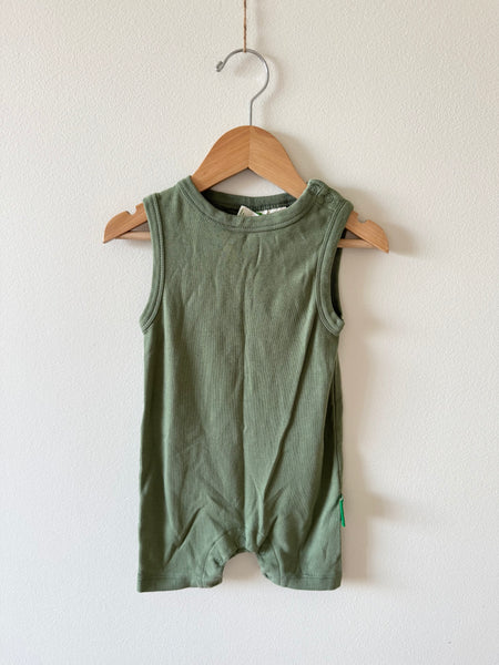 Parade Green Tank Romper • 12-18 months