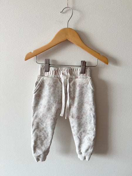 Jamie Kay White Floral Sweatpants • 1-2 years