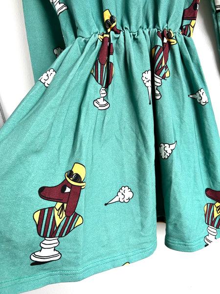 NEW Jelly Alligator Long Sleeve Dog Dress • 8-10 years