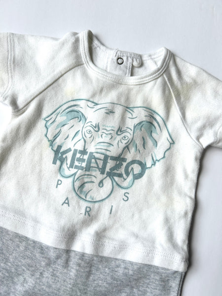 PLAY Kenzo 2-Tone Shorty Romper • 3-6 months