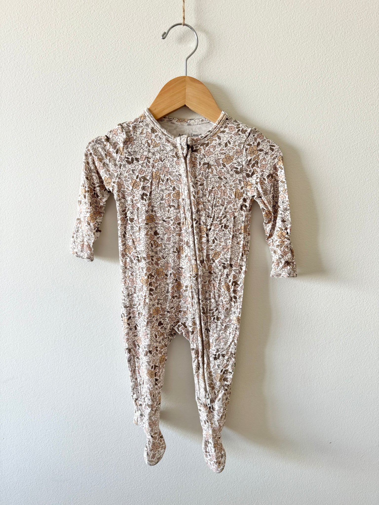 Angel Dear Floral Bamboo Sleeper • 3-6 months