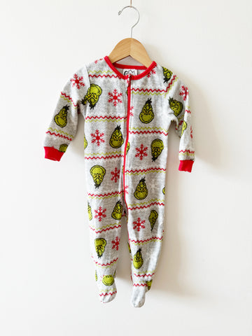 The Grinch Zipper Fleece Sleeper • 12-18 months