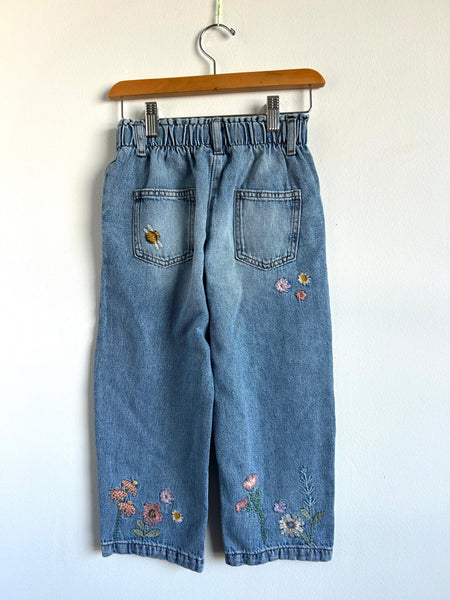 Next Garden Embroidered Denim • 5-6 years