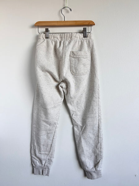 Zara Cream Speckled Sweatpants • 8-9 years