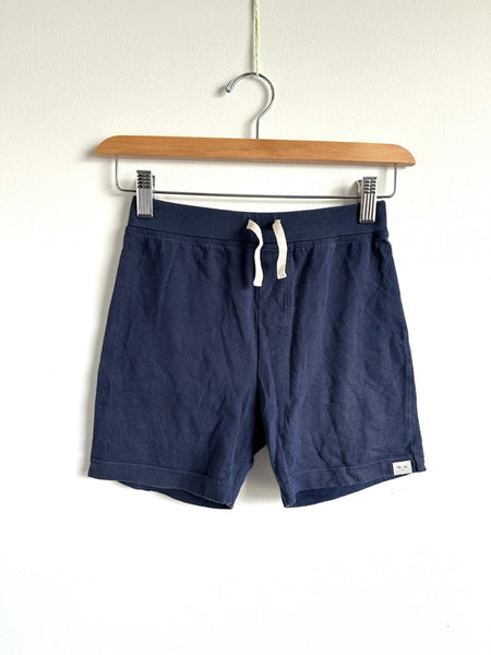 Petits Vilains Cotton Navy Shorts • 7-9 years