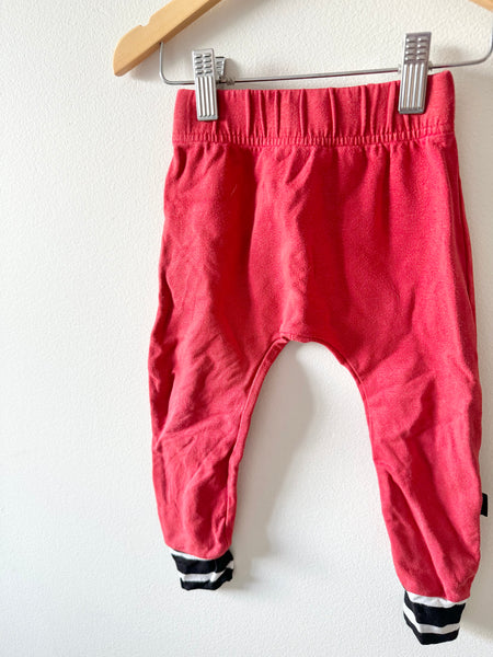 Whistle and Flute Red Joggers • 1-2 years