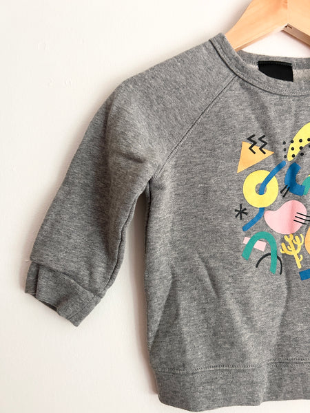 Whistle and Flute Abstract Sweatshirt • 12-18 months