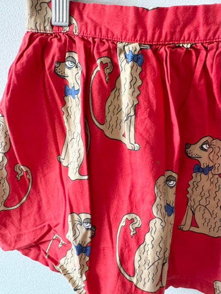 Mini Rodini Red Dog Skirt • 3-5 years (104-110cm)