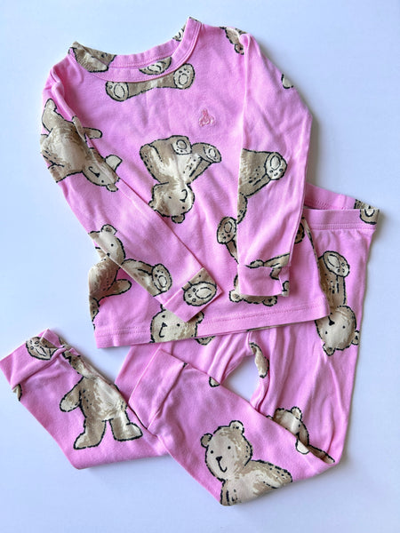 Gap 2pc Pink Bear Jammies • 3 years