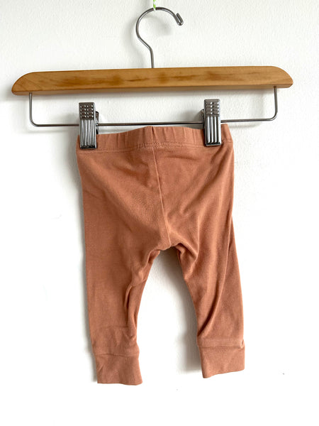 Jax and Lennon Tan Leggings • Newborn