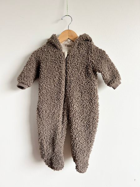 Noppies Fuzzy Bear Bunting Suit • 3-6 months