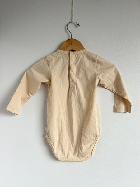 Tiny Cottons Say Dorayaki Long Sleeve Onesie • 12-18 months