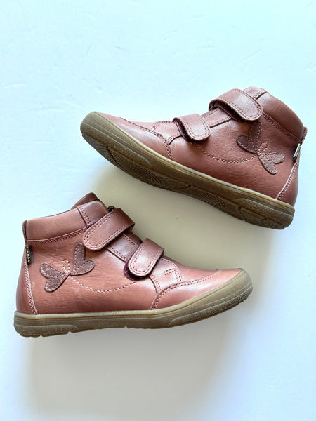 Froddo Leather Hi-Top Leather Velcro Sneakers • 12/12.5c (30)