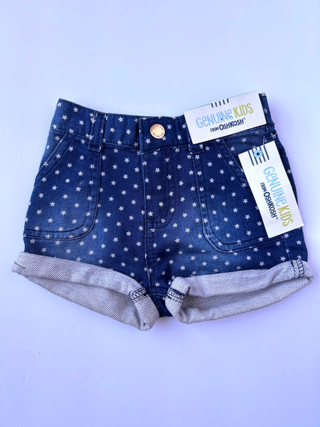NEW Genuine Kids Star Patterned Shorts • 18-24 months