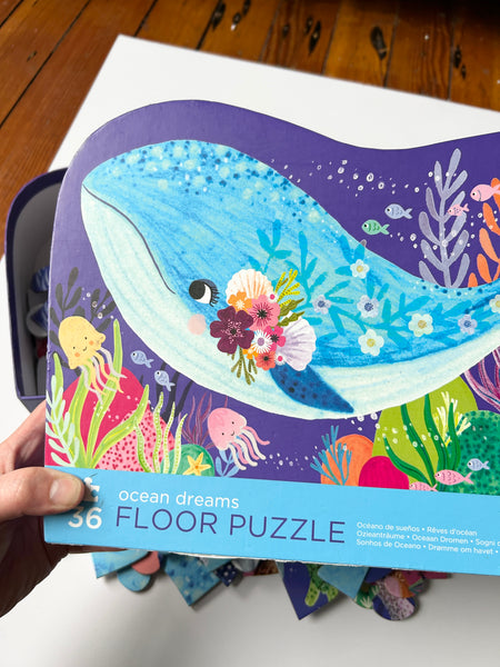 Crocodile Creek Ocean Dreams Floor Puzzle • 36pc