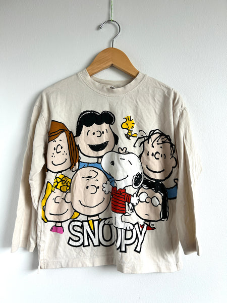 Zara x Peanuts Long Sleeve Top • 7-8 years